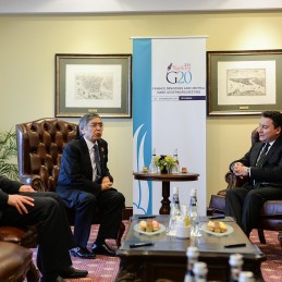 Bilateral Meeting Between DPM Babacan and BoJ Governor Haruhiko Kuroda