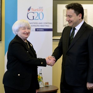 Bilateral Meeting Between DPM Babacan and Fed Chair Janet Yellen