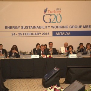 First G20 Energy Sustainability Working Group held in Antalya